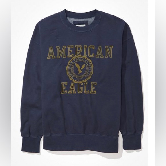 American Eagle Outfitters | Sweaters | Ae Super Soft Fleece Oversized Vintage  Crew Neck Sweatshirt | Poshmark